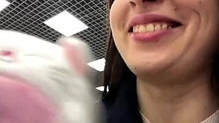 Russian Stripchat camwhores in public