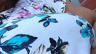 Flashing My Titty Outside!