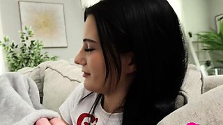 Girlfriend Fucks Next To Her Mom