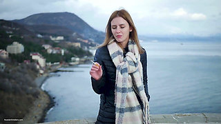 Coastal Smoke Moment Quiet Breeze Scenic View
