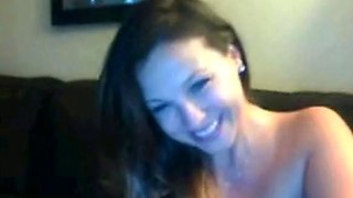 BBW Webcam Girl Flashes Her Huge Tits