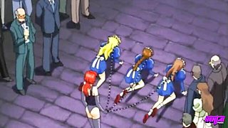 Extravagant lass's domination video