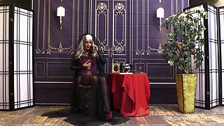 Sally D'Angelo's Mature Blonde Lingerie Sparks Ultra Passion