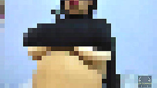 Big-bootied stepdaughter plans to seduce her stepfather, moves her ass sensually and ends up touching her virgin pussy