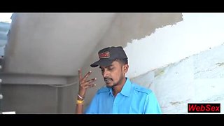 Busty Hindi Housewife Seduces Security Guard - Rough Hardcore Fuck in HD