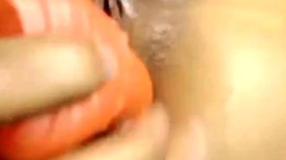 Colombian Cam Model Squirts with Anal Dildo
