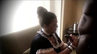 Furry french maid gets fucked and facial
