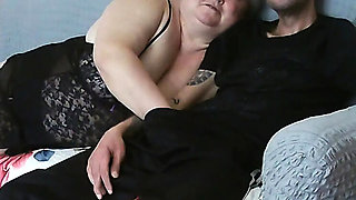 Girlfriend Gives Deep Throat Blowjob and Cum in Mouth Swallow