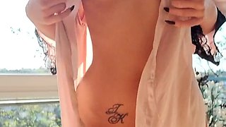 Brunette babe chelsea french solo masturbation