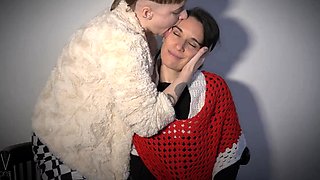 Foot Tongue Mouth and Vore - Sam Licks Sadie'S Face