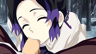 Demon Slayer - Shinobu's Deep Blowjob