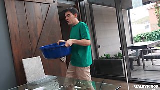 Lazy Stepson Gets Chores Done: BWC Jordi El Nino Polla nails busty redhead stepmom Marica Chanelle