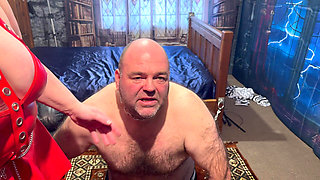 Booboo Meets Silver Fox with Domina Satana