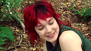 Dyke Deer Lesbian Domination in the Forest with Mushroom Sofi