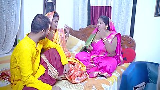 Desi Horny Indian Three Bhabhi Wants To Get Fucked By Their Dewar Like A Bhabhis Groupsex Party ( Hindi Audio )