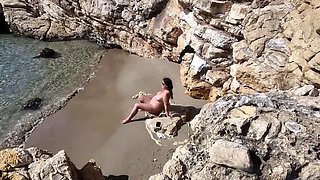 Amateur MILF Expressiagirl Outdoor Blowjob on Beach - Big Natural Tits & Hindi Dirty Talk