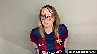 A Barcelona Supporter Fucked By Psg Fans In The Corridors Of The Football Stadium !!!