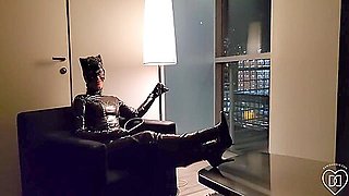 Catwoman Cosplay Bj With Dani Daniels