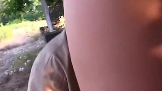 Cute Blondie Gets Fucked In A Park