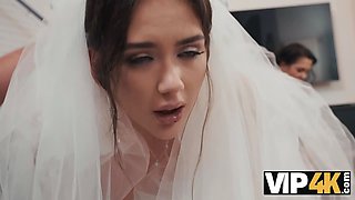 Vip4k. crazy bride just saw a boner for the very first time