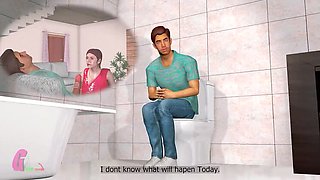 Hot Hindi 3D Animated Sex - Pyasi Bhabi 2 Full HD Nude Video